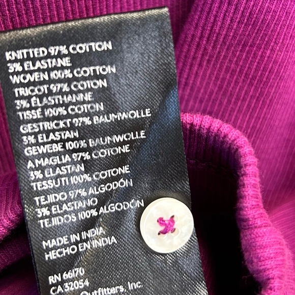 Anthropologie Magenta Ruffle Tank Top - Picture 4 of 4